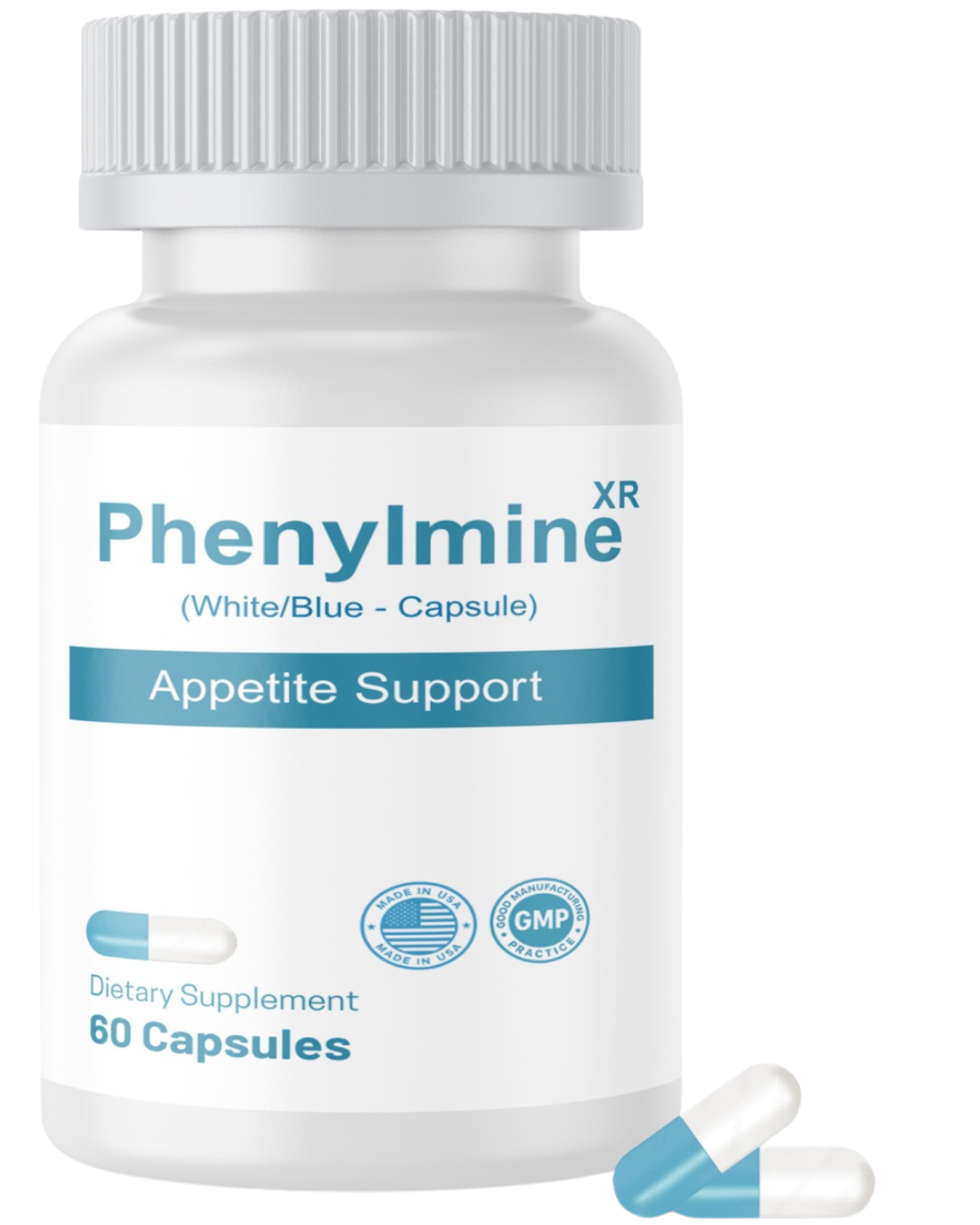 Phenylmine - High Potency Thermogenic Fat Burning Support - 60 Capsules