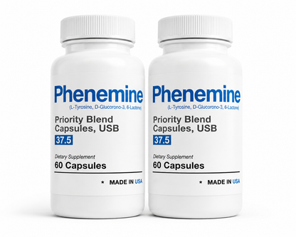 (2 Pack) Phenemine White/Blue Capsules