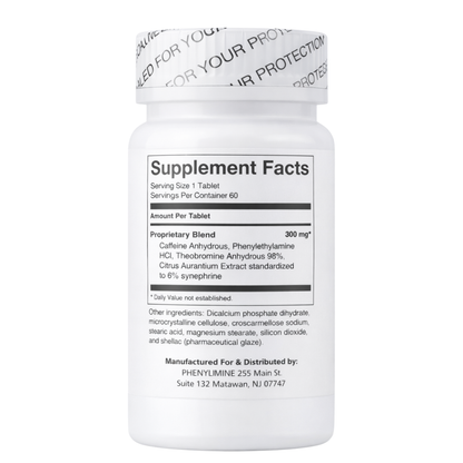 2 Month Supply Phenylmine™ Precision Weight Support Complex - Official Fat Burner